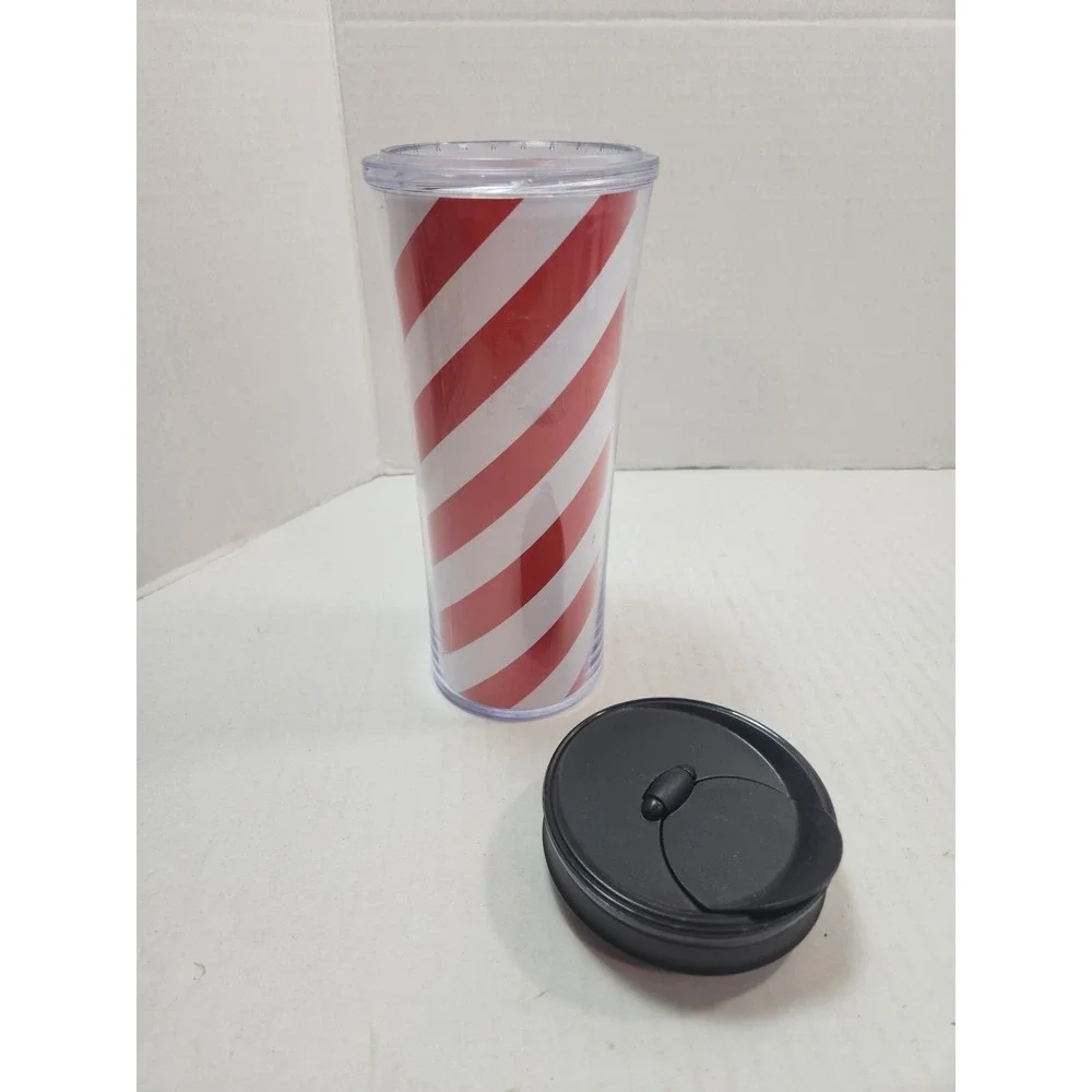 Starbucks Candy Cane Stripe Mug Christmas Coffee Cup Holiday Tumbler 16 oz